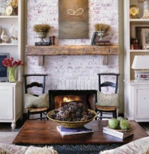Natural accessories create a rustic space without being expensive.